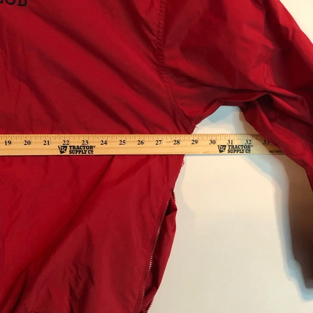 Izod Red Windbreaker Jacket